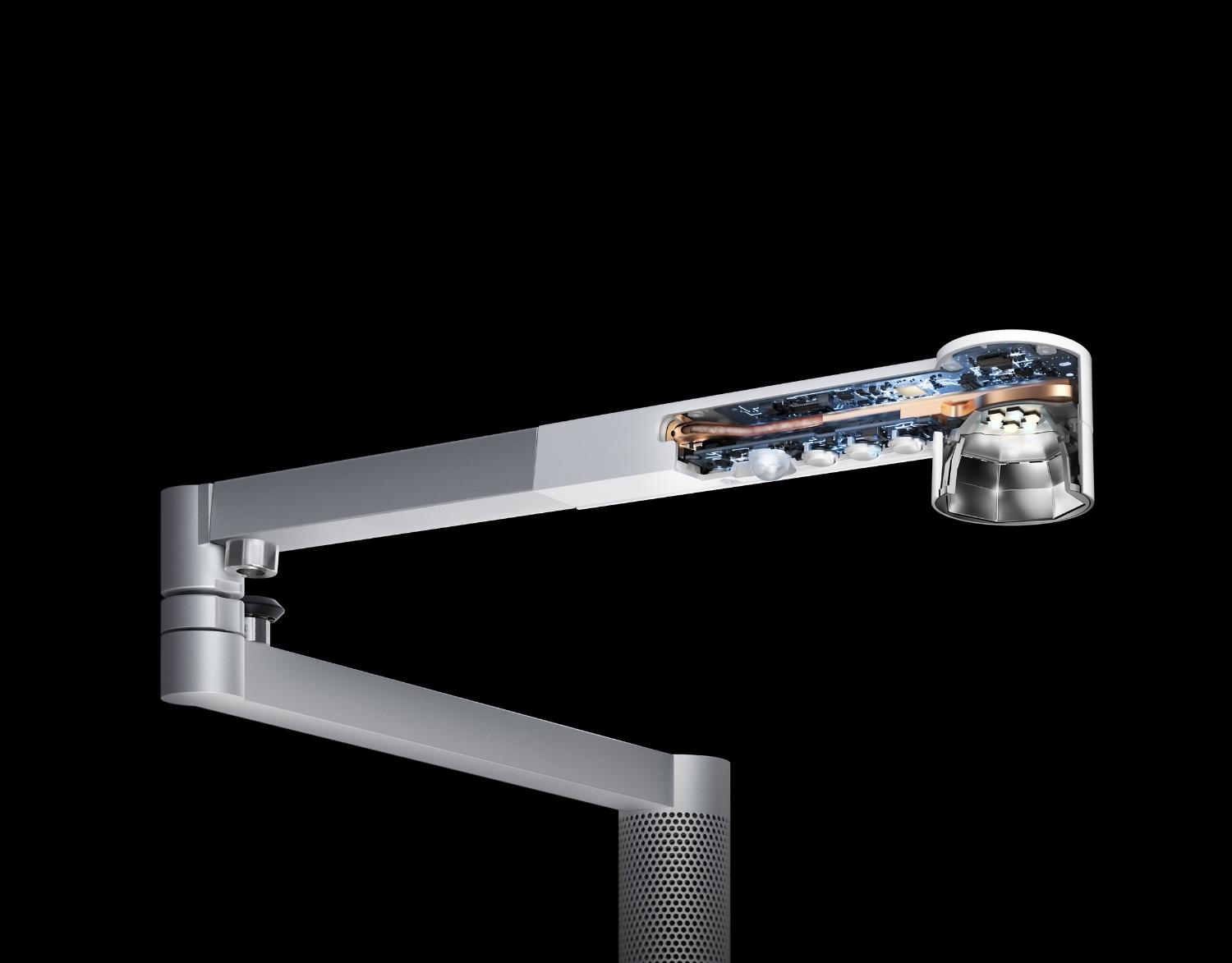 Dyson lighting technology inside the optical head